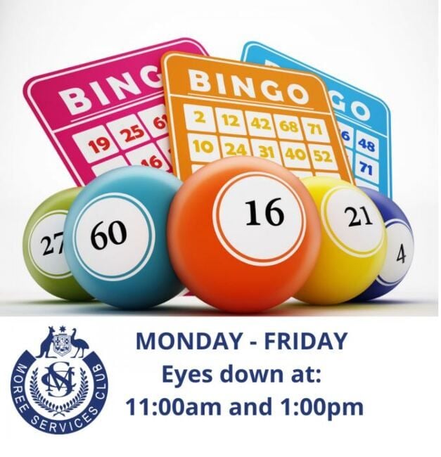 Moree Services Club: Bingo - Second Session