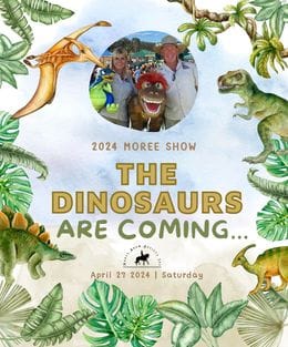 Moree Show - The Dinosaurs are coming...!