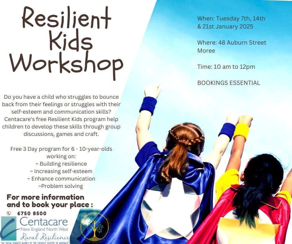 Centacare - Resilient Kids workshops