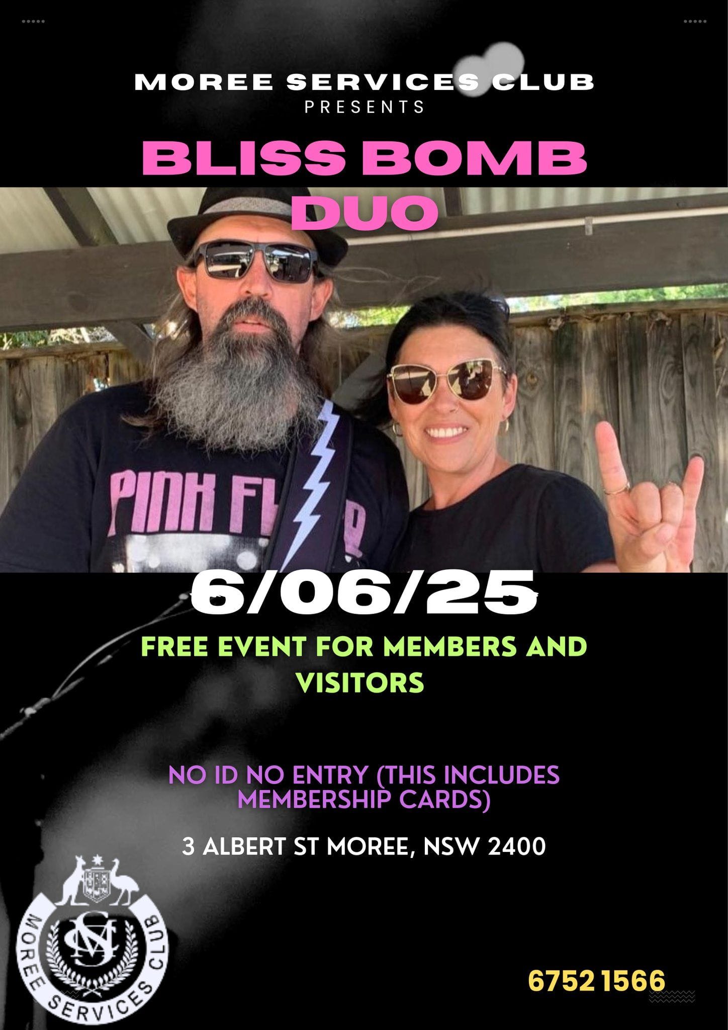 Moree Services Club - Bliss Bomb Duo
