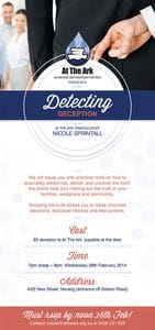 Detecting Deception Workshop