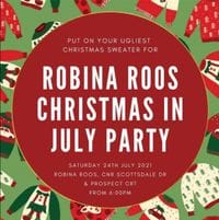Robina Roos Christmas in July Party