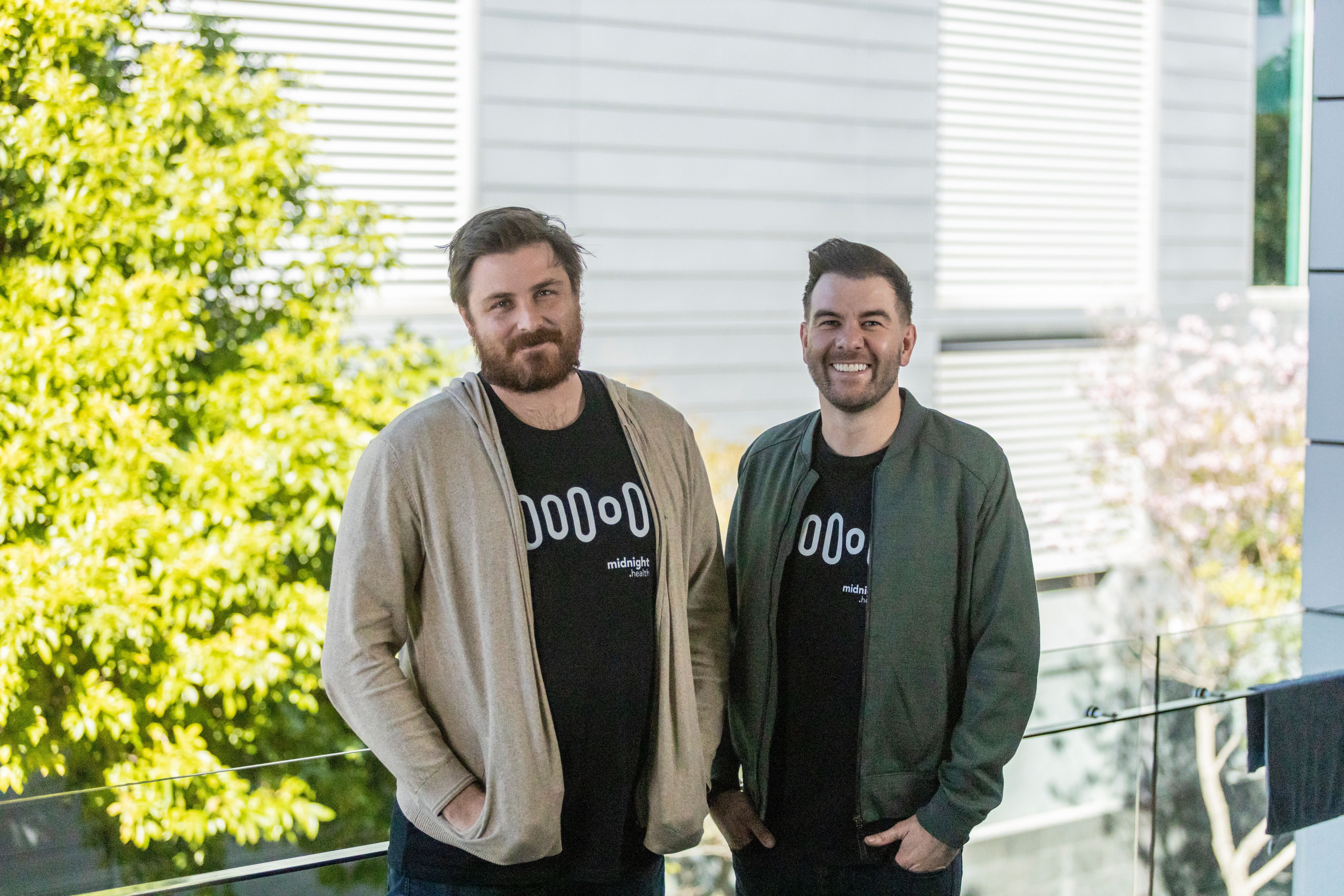 Midnight Health founders Nic Blair and Matt Anderson