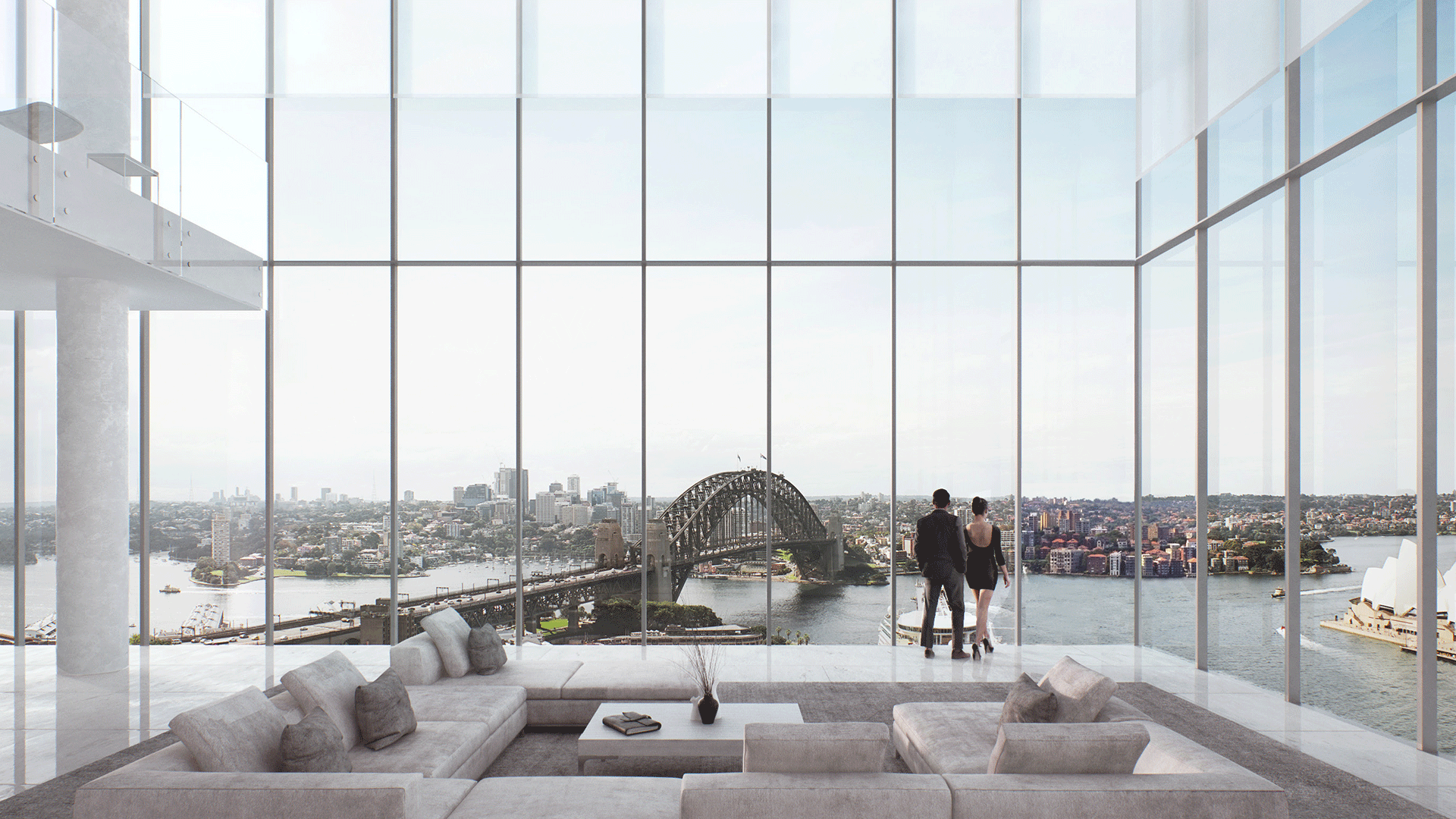 A render of the proposed view from One Circular Quay of the Sydney Harbour