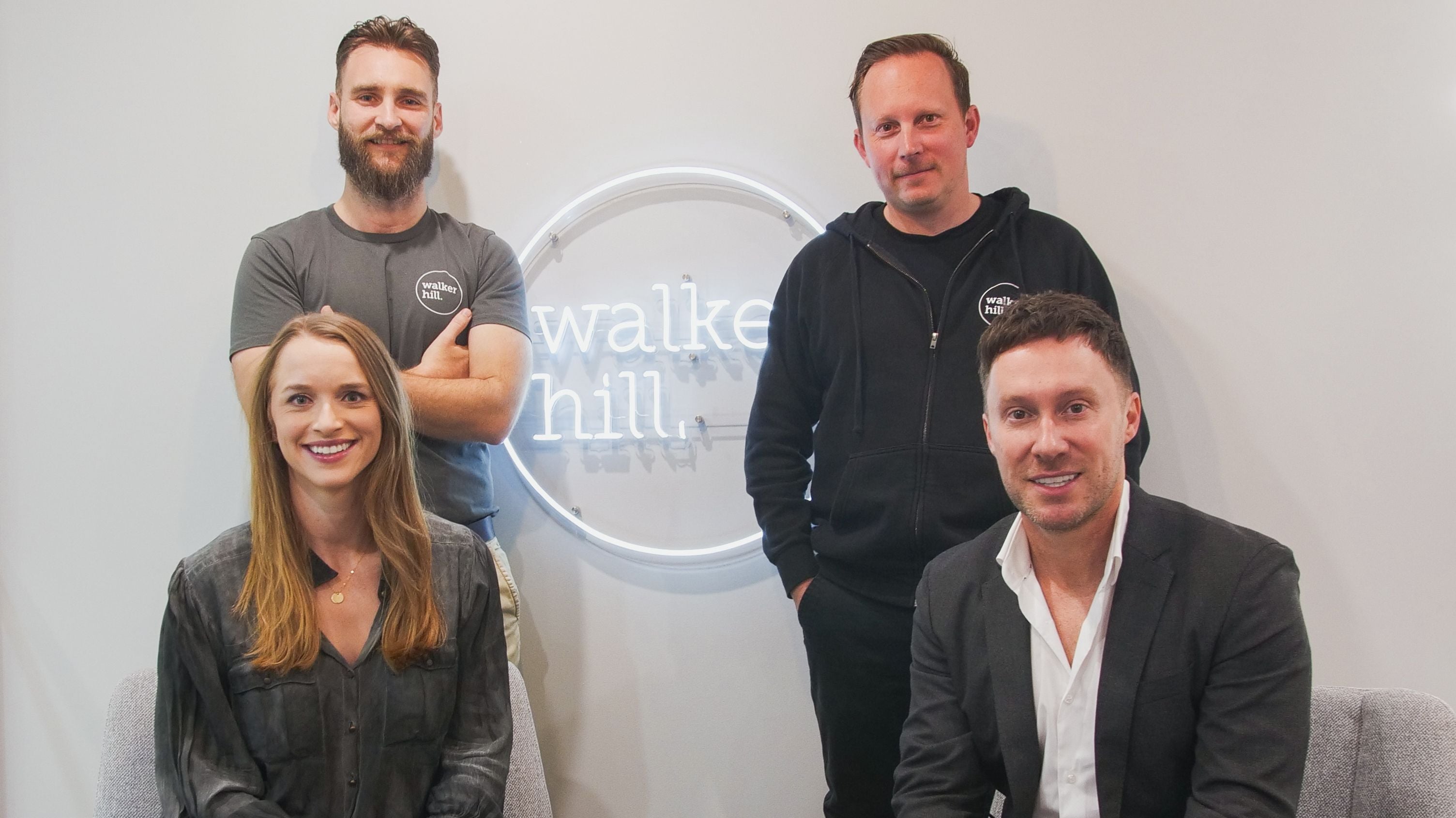 Walker Hill founders Nick Hill, Lana Hill and Andrew Walker