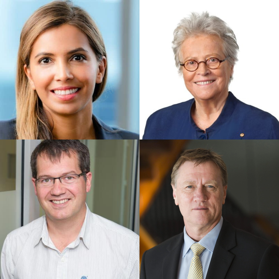 The four newly appointed AGL board members, L-R: Christine Holman, Dr Kerry Schott, Mark Twiddle and Professor John Pollaers