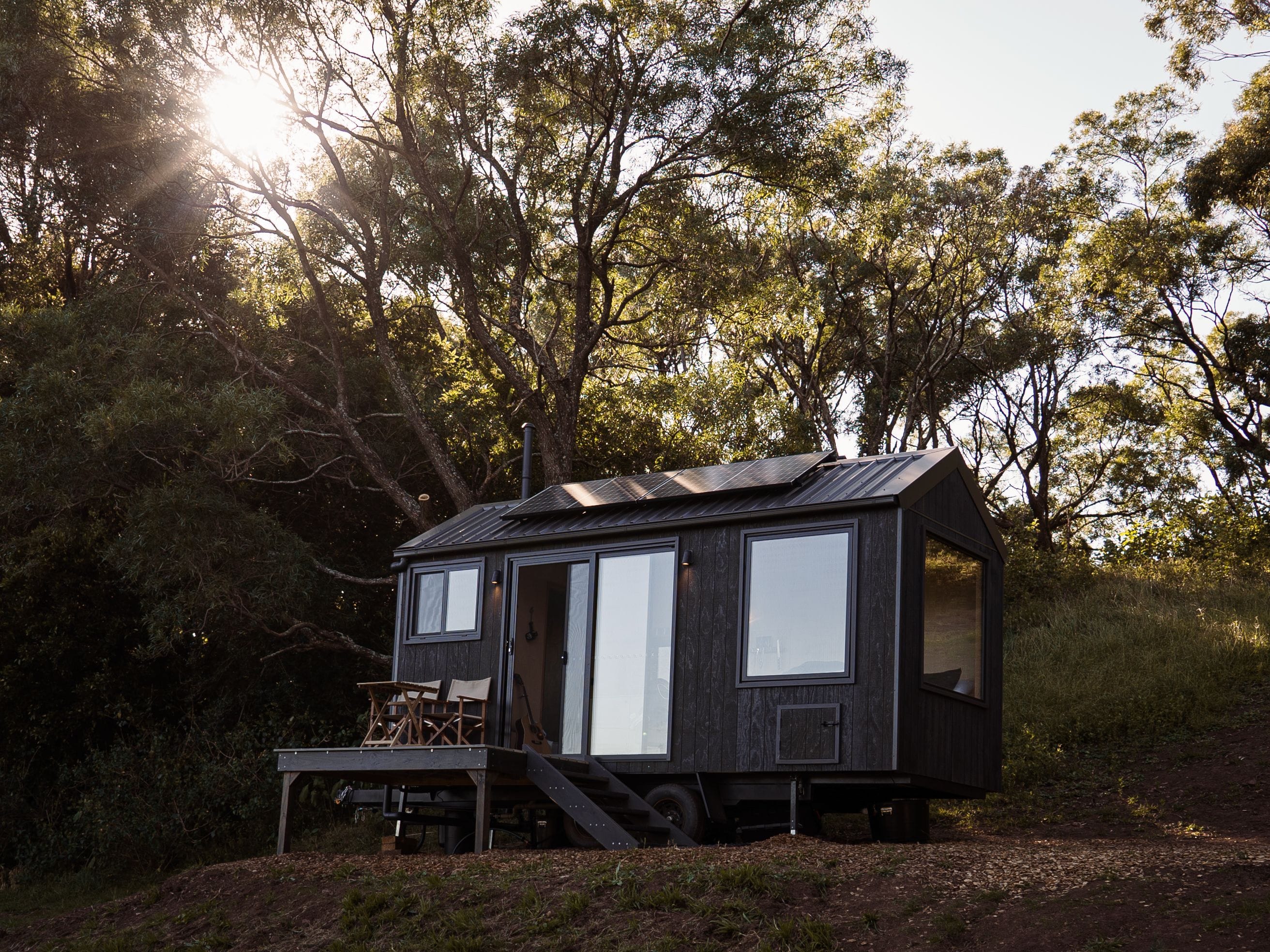 One of Unyoked's cabins in Banjo, NSW.