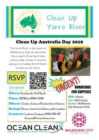 Clean Up the Yarra - Ocean CleanX