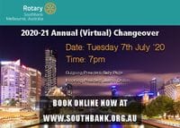 Southbank Rotary Changeover (on Zoom)