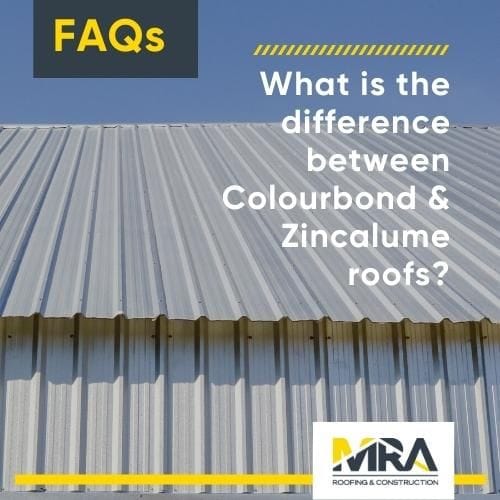 Zincalume Verse Colorbond Roofing