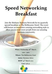 Brisbane Speed Networking Breakfast