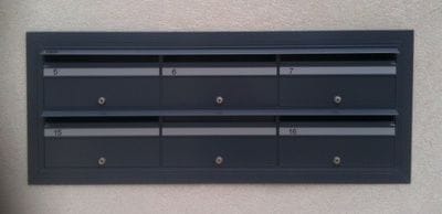 Mailsafe Mailbox apartment letterbox APR2 Mailsafe Mailbox apartment letterbox APR2