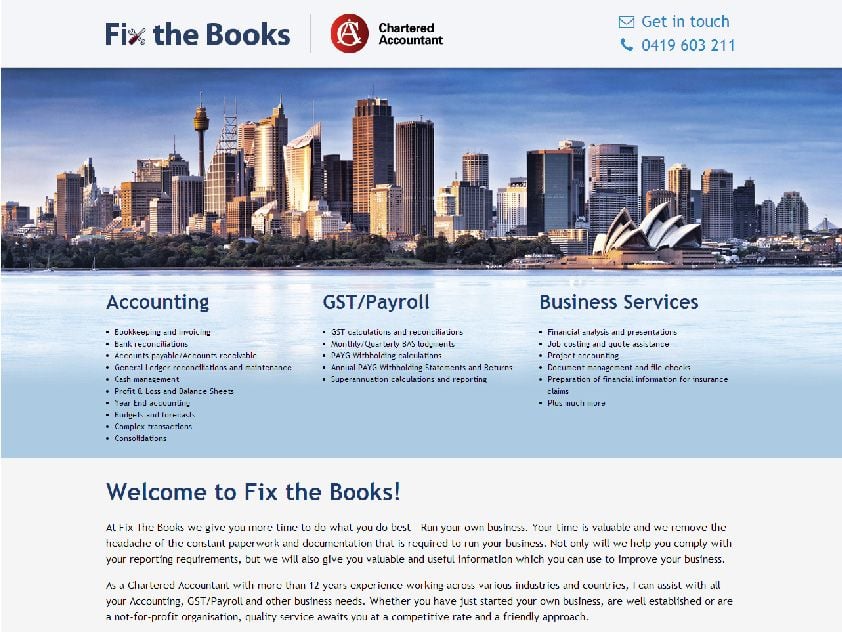 Recent Work: Fix the books website