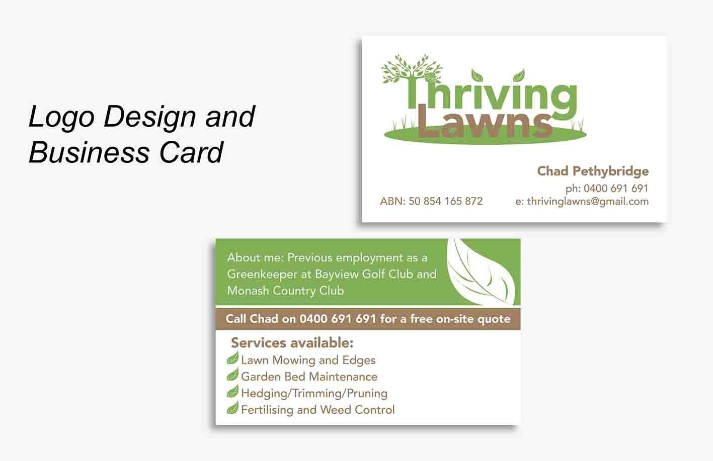 Recent Work: Business Card
