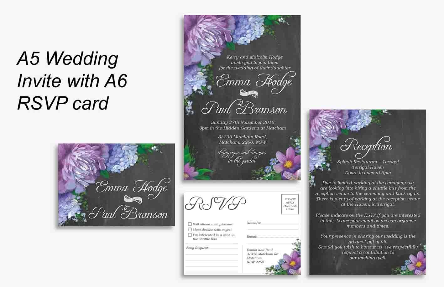 Recent Work: Wedding Invites