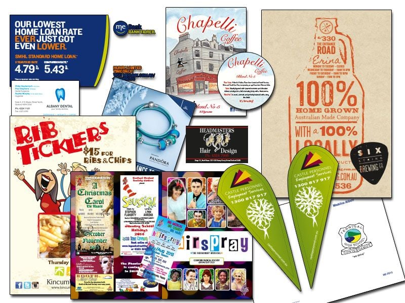 Recent Work: Local businesses - various