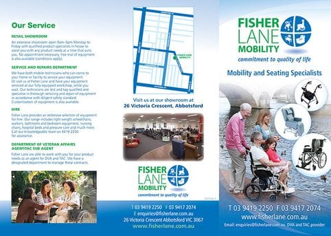 Recent Work: Fisher Lane Mobility Brochure