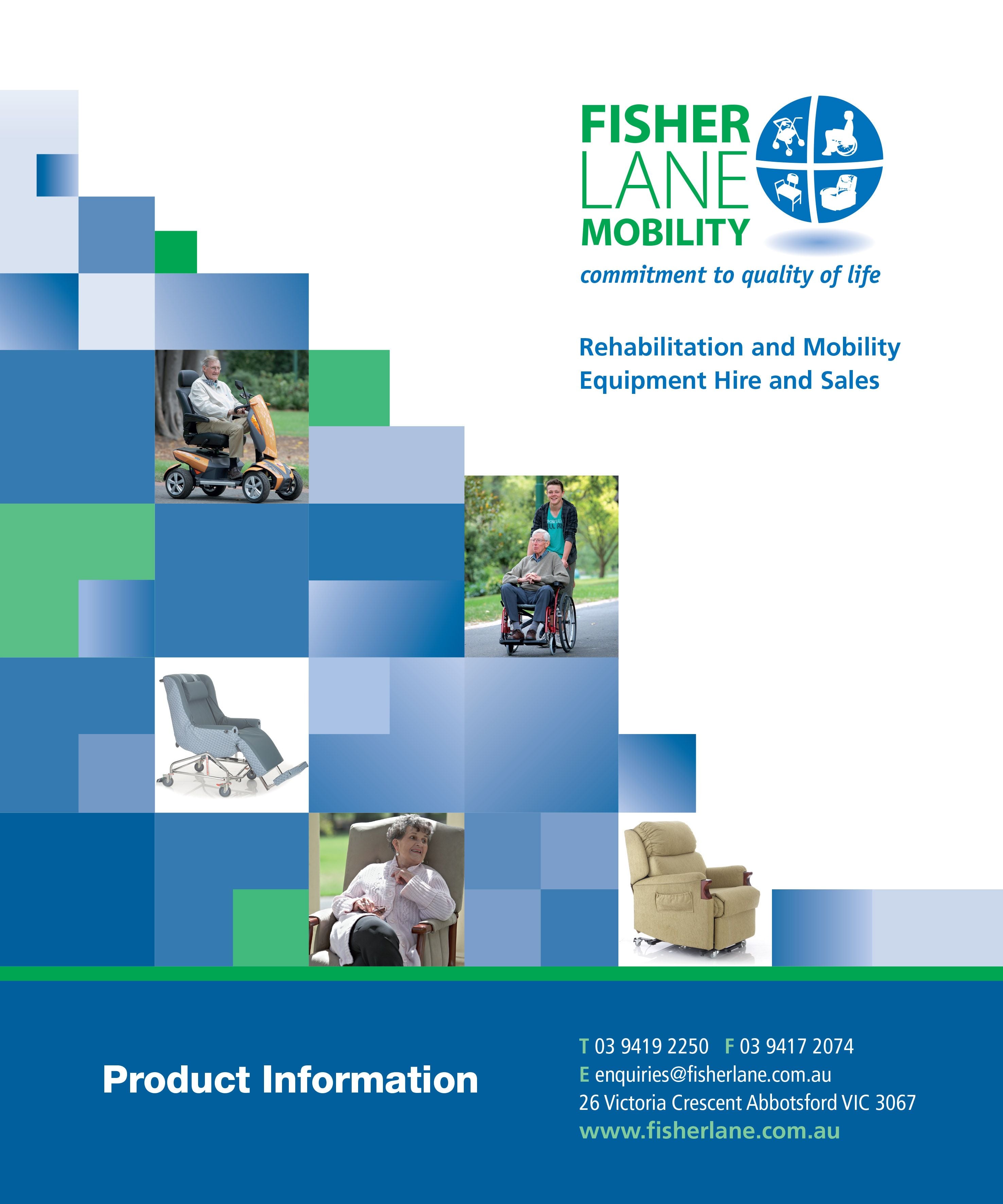 Recent Work: Fisher Lane Mobility Product Folder
