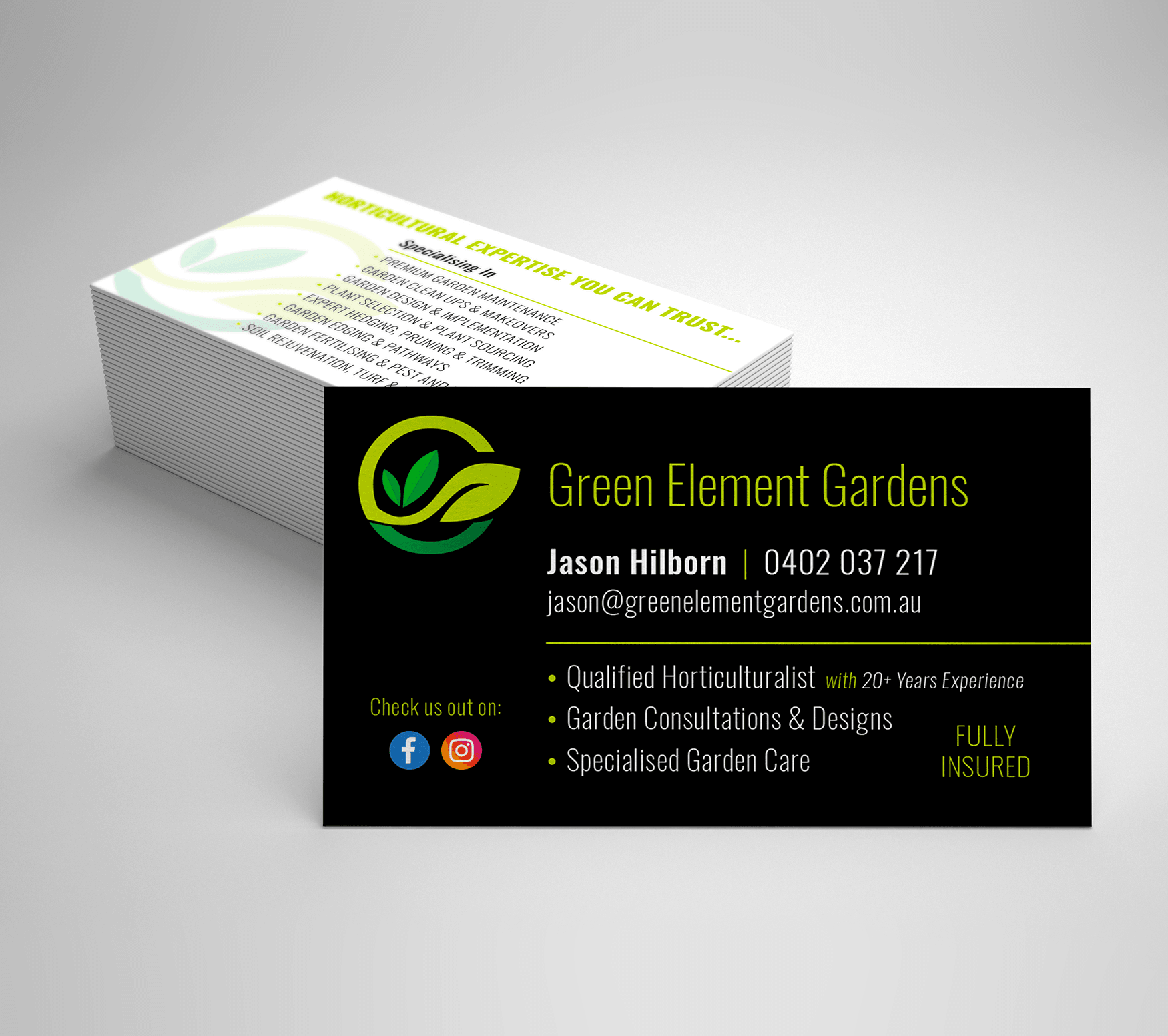 Recent Work: Logo & Business Cards