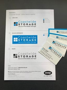Recent Work: Brand Identity - Coastwide Storage