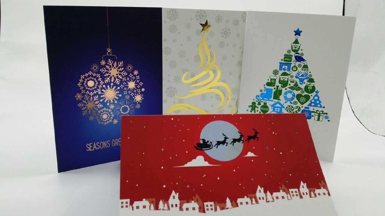 Recent Work: Metallic Foil Xmas Cards 2017