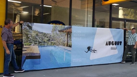 Recent Work: Large Outdoor banner