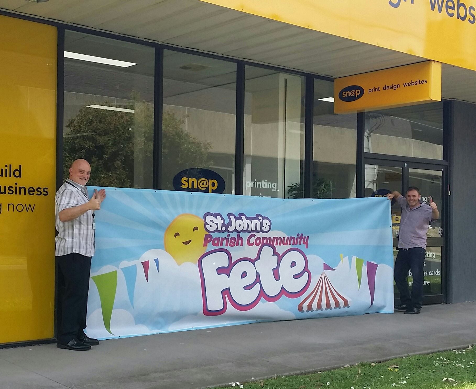 Recent Work: Large Outdoor Fete Banner