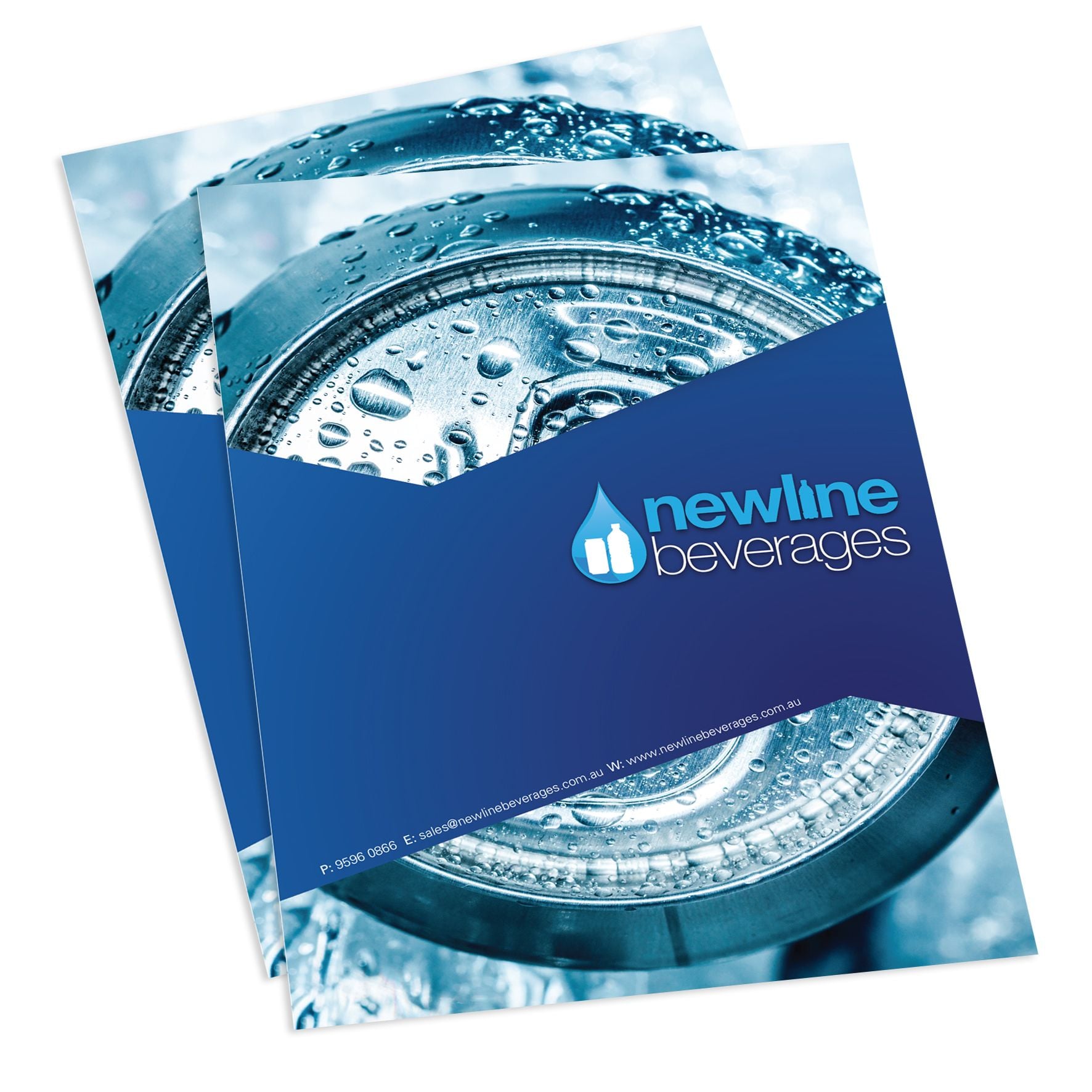 Recent Work: Newline beverage Brochure
