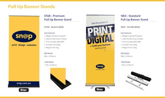 Recent Work: Pull up Banners