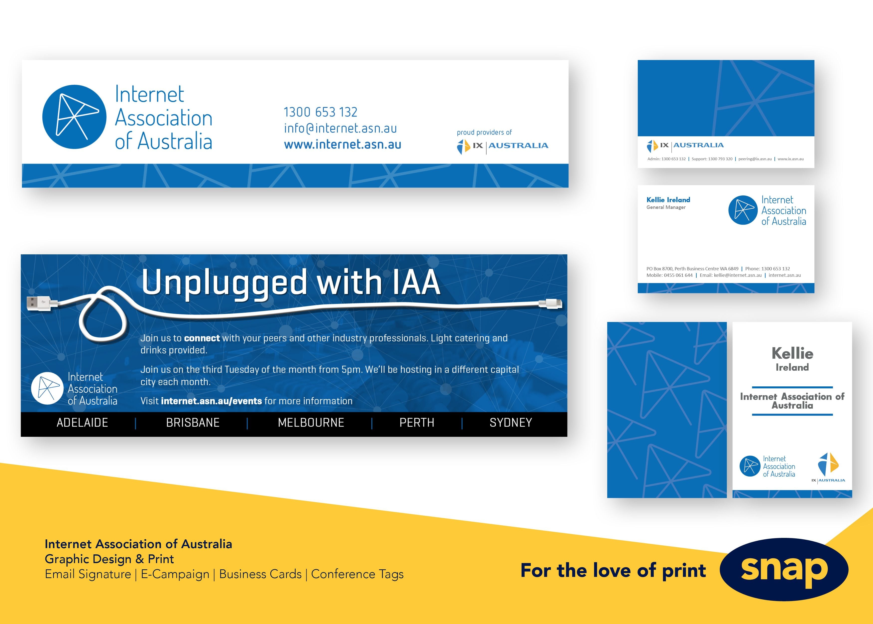 Recent Work: Internet Association of Australia