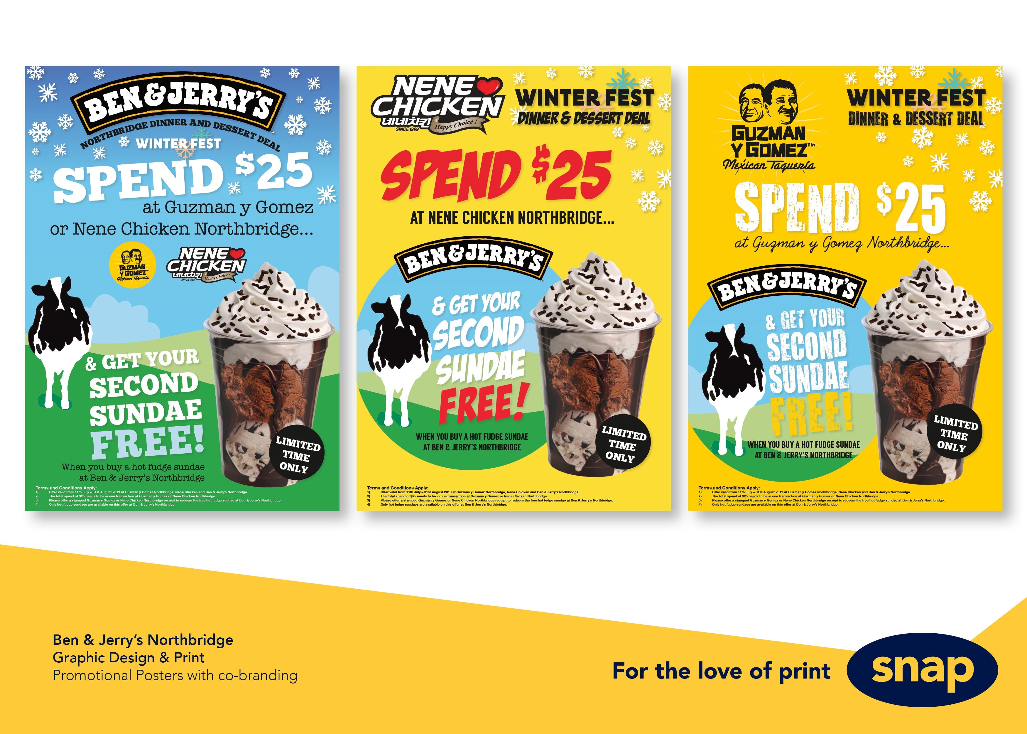 Recent Work: Ben & Jerry's Northbridge