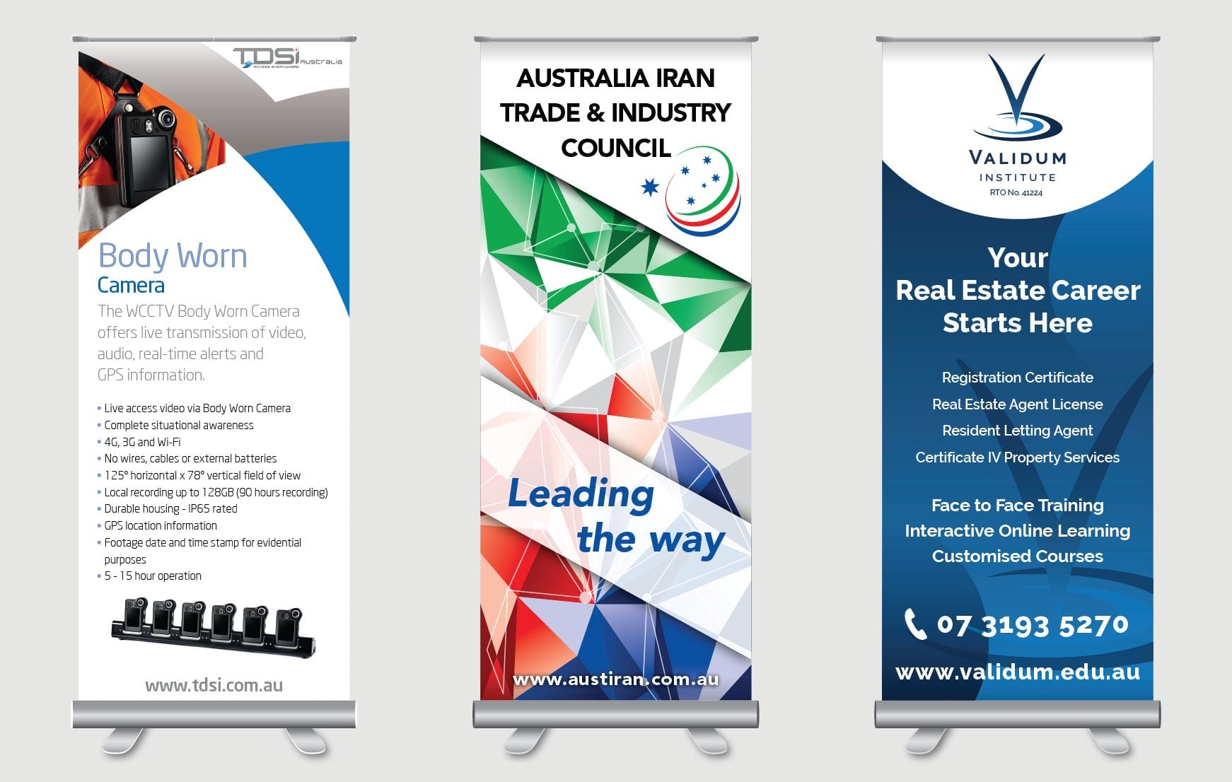 Recent Work: Pull Up Banners