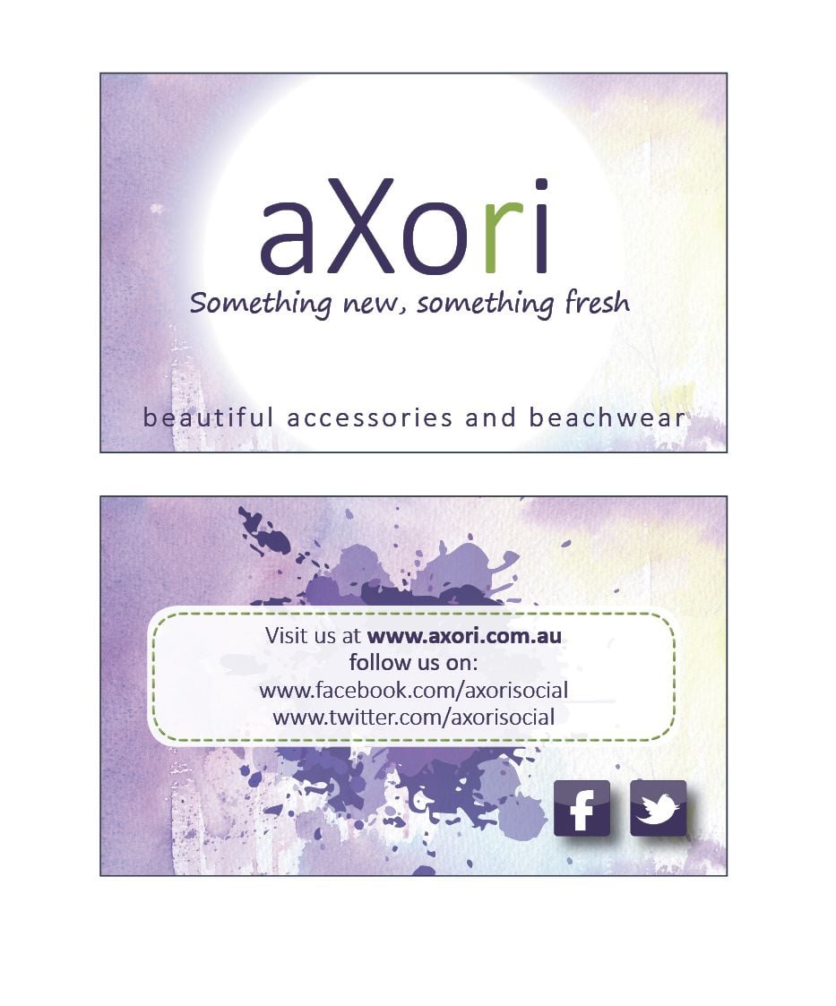 Recent Work: aXori Business Card