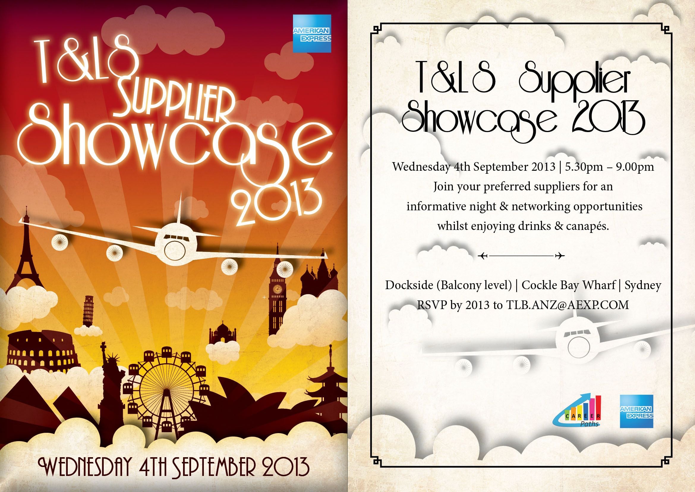Recent Work: American Express Supplier Showcase Invites