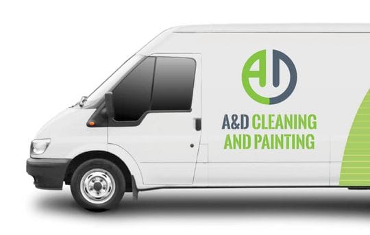 Recent Work: A & D Cleaning and Painting - Vehicle Signage