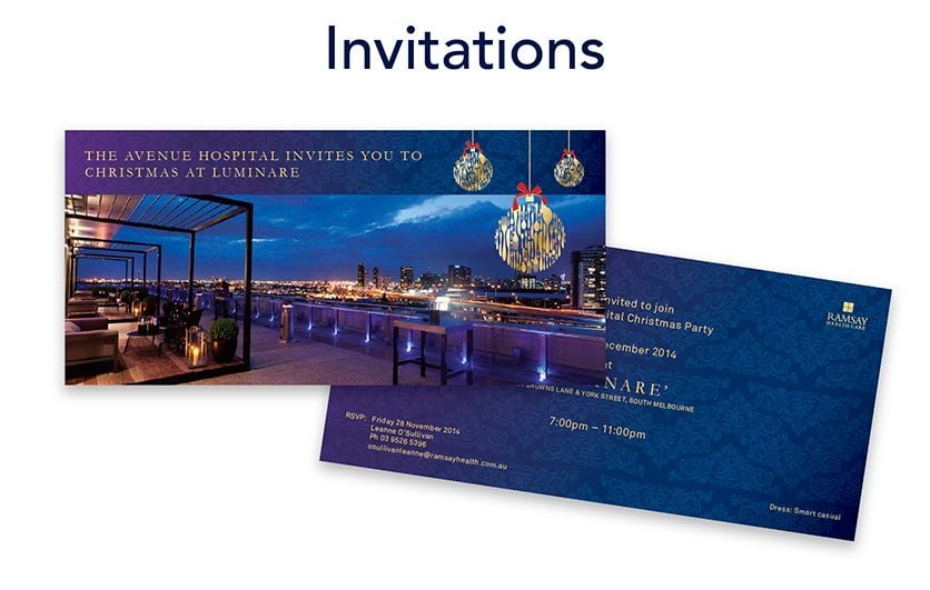Recent Work: Invitations