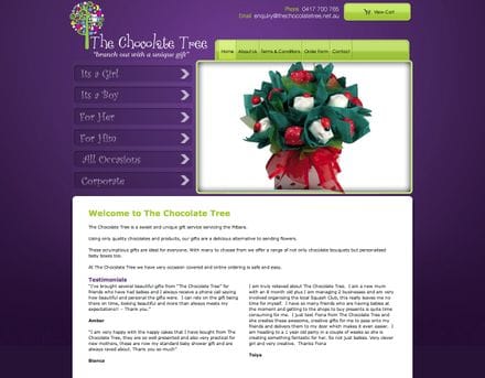 Recent Work: The Chocolate Tree Website