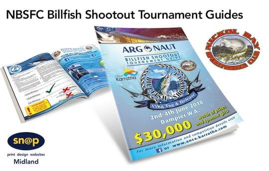 Recent Work: Nickol Bay Sportsfishing Club - Billfish Shootout Competition