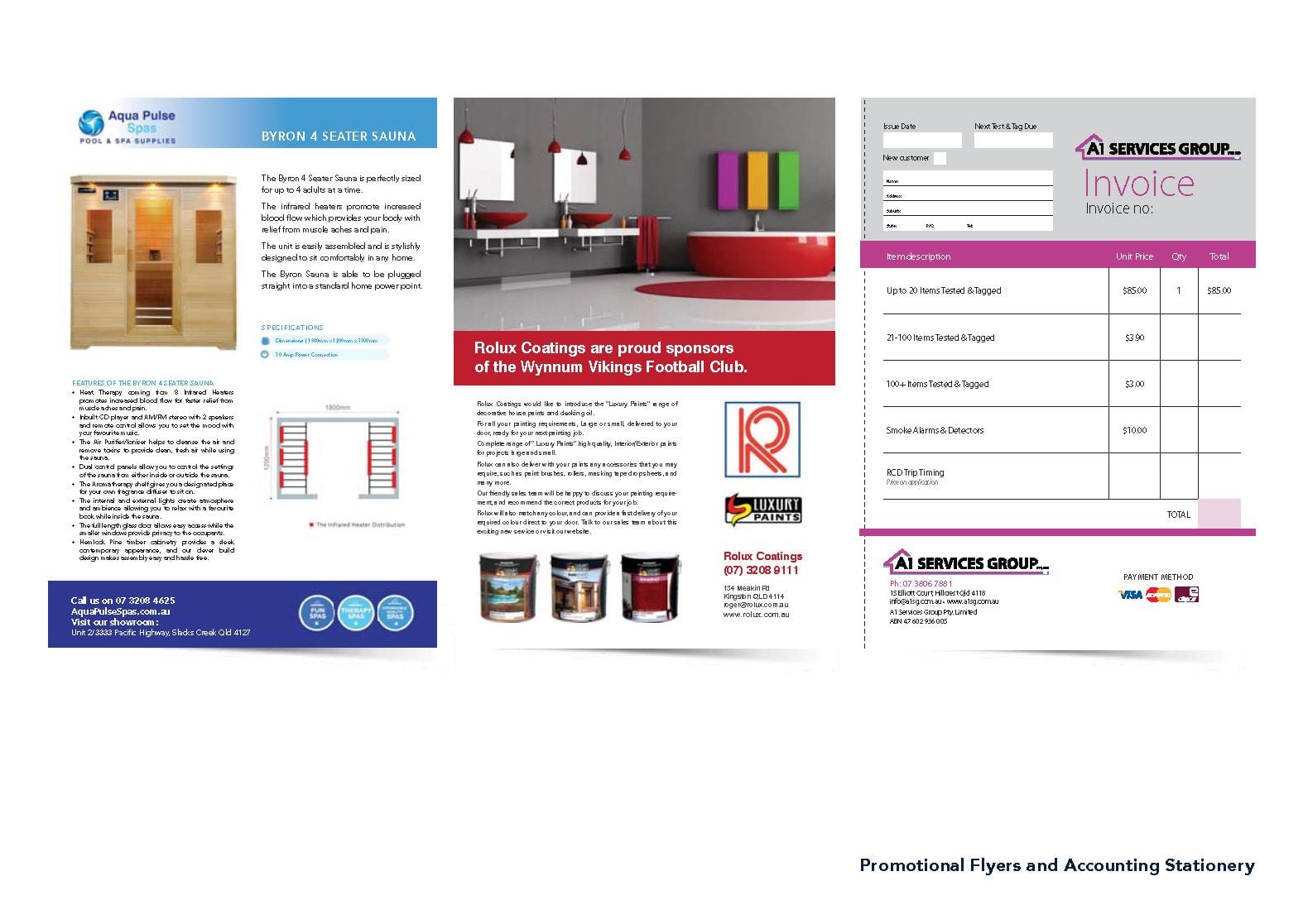 Recent Work: Various design and print items