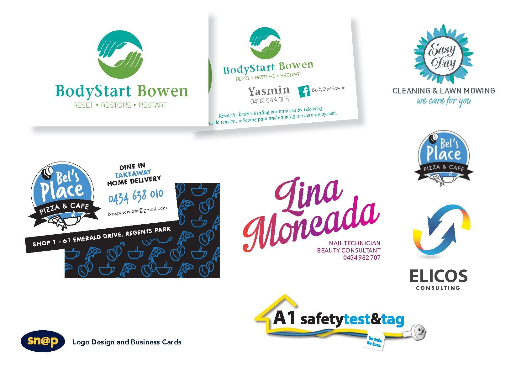 Recent Work: Logo design and business cards