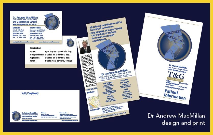 Recent Work: Dr Andrew MacMillan - Design and Print