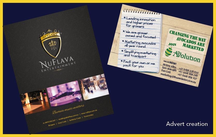 Recent Work: Advert creation