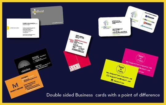Recent Work: Business Cards with a difference