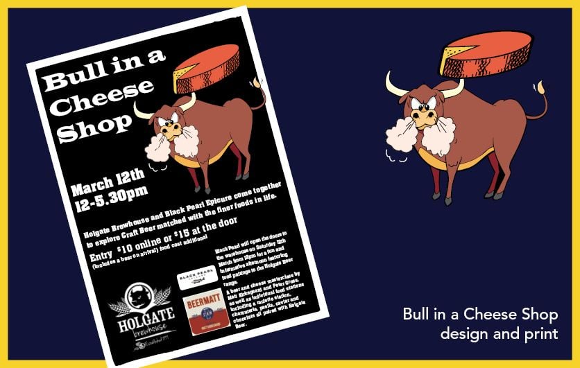 Recent Work: Holgate Breweries design and print