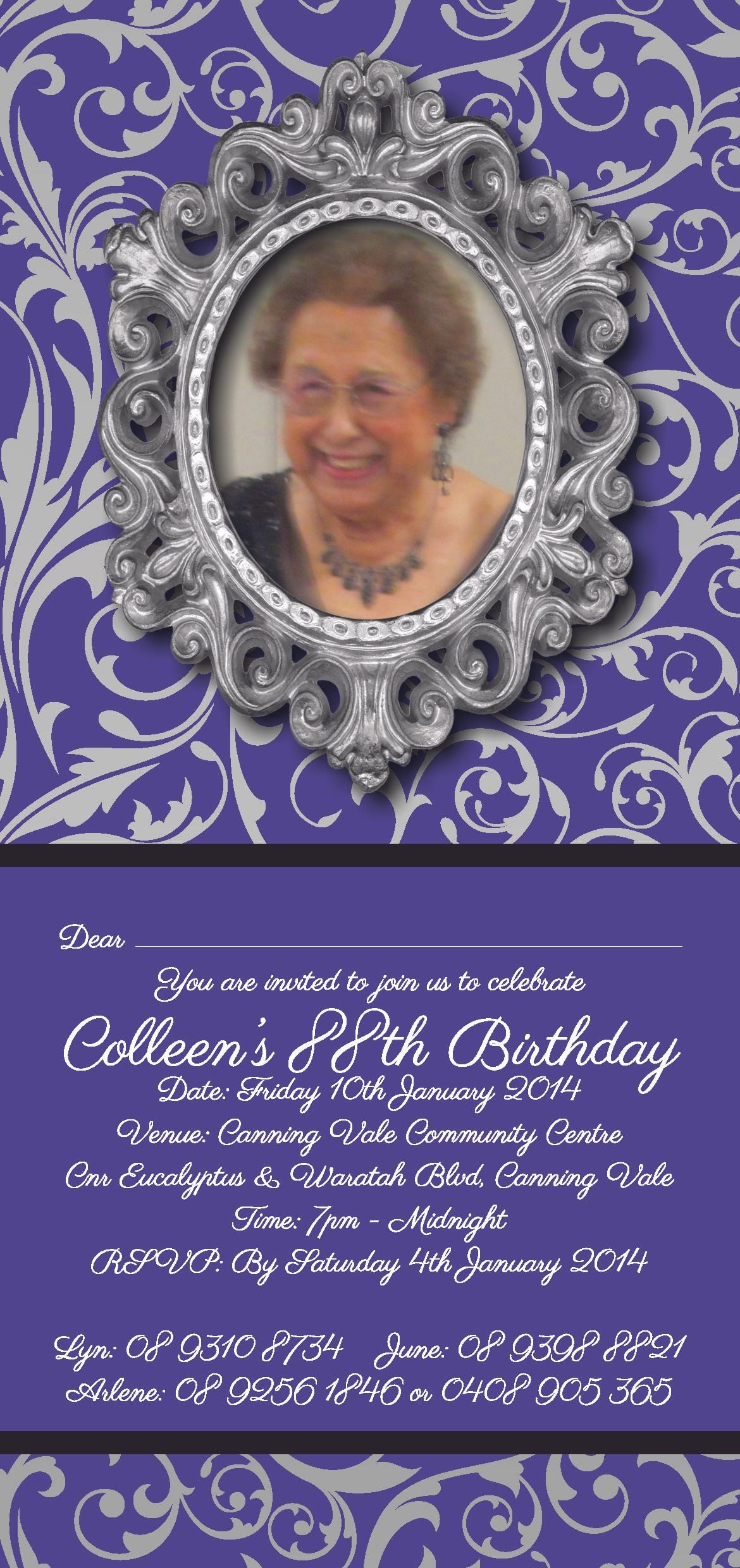 Recent Work: 88th invitation