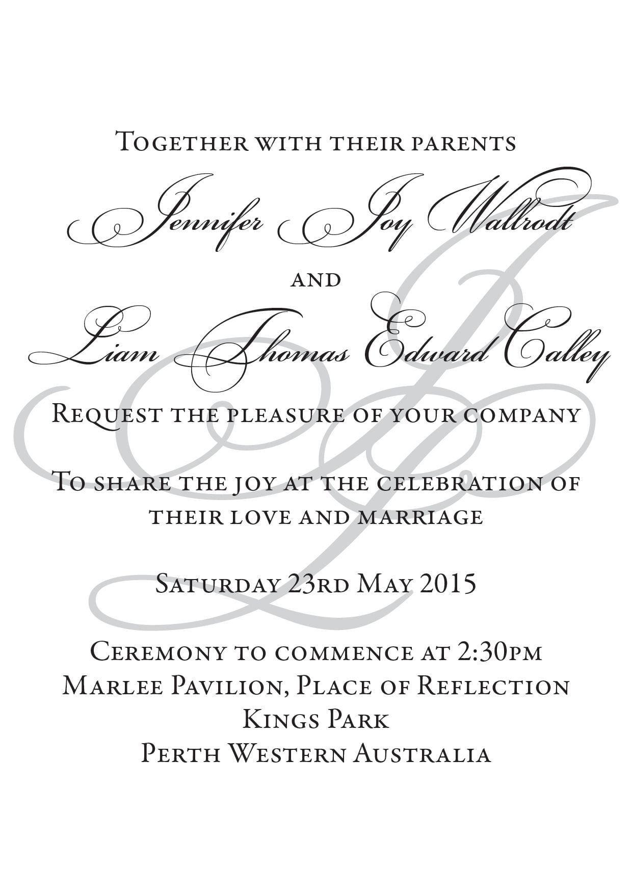 Recent Work: Wedding Stationery card