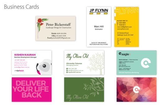 Recent Work: Business Cards