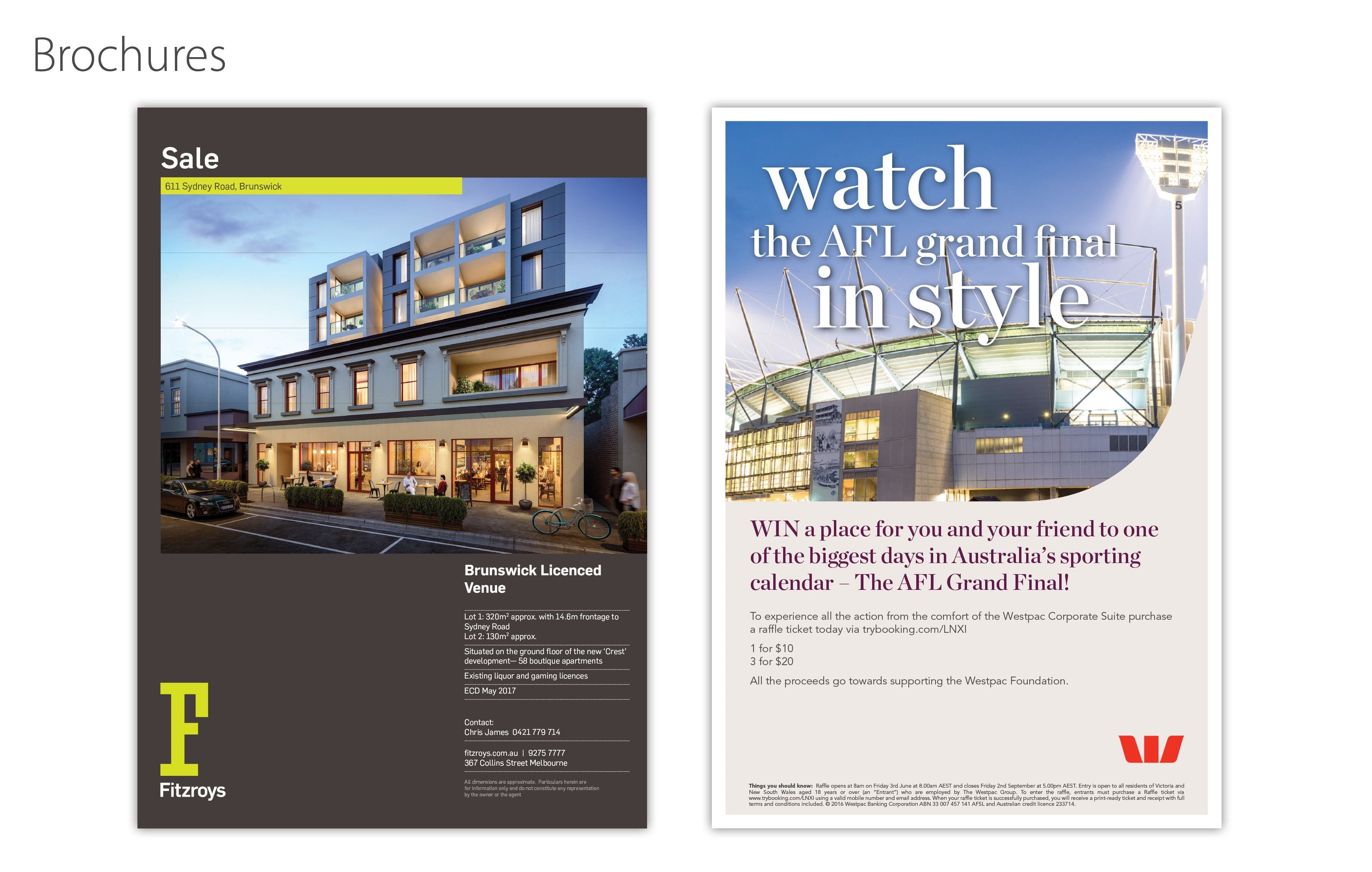 Recent Work: Brochures