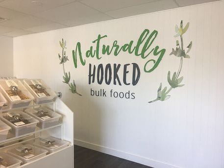 Recent Work: Naturally Hooked Logo as Signage