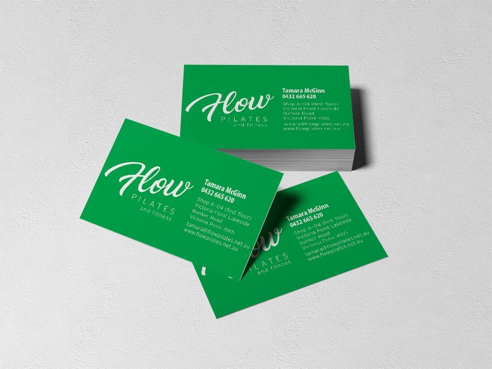 Recent Work: Flow Pilates Business Cards